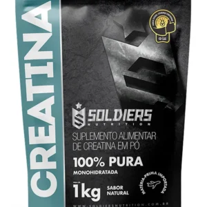 Creatina 1kg Suplemento Monohidratada em pó 100% Pura - Soldiers Nutrition