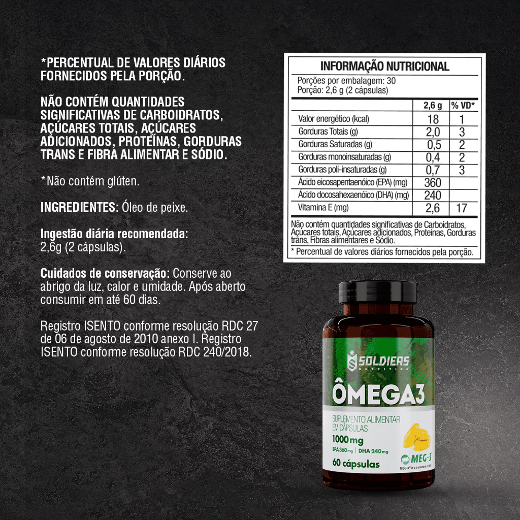 Ômega 3 60 Caps 2800mg MEG 3 - Imagem 2