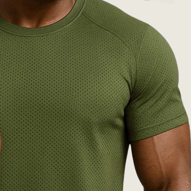 2 Camisas Masculina Tecido Colmeia Esportiva DryFit