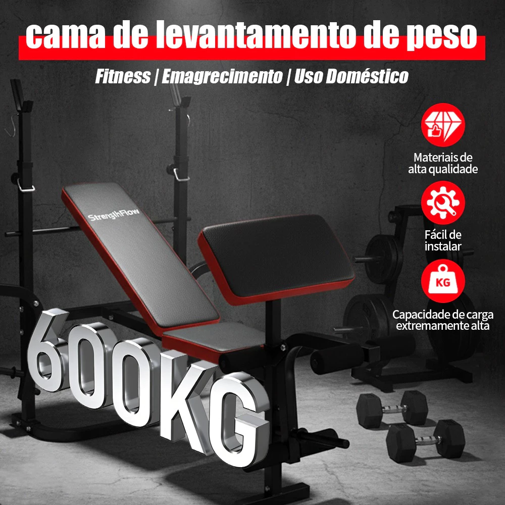 Banco para Supino com Encosto Ajustável - Imagem 4